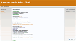 Desktop Screenshot of ceas.wordpress.com