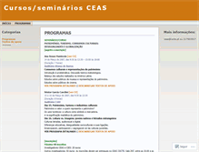 Tablet Screenshot of ceas.wordpress.com