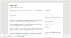 Desktop Screenshot of blogtruth.wordpress.com