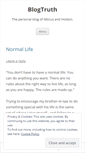 Mobile Screenshot of blogtruth.wordpress.com