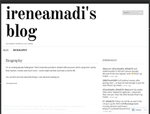 Tablet Screenshot of ireneamadi.wordpress.com