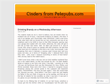 Tablet Screenshot of cindersfrompele.wordpress.com