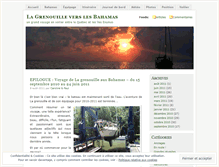 Tablet Screenshot of grenouillebahamas.wordpress.com