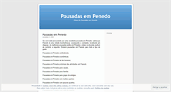 Desktop Screenshot of pousadasempenedo.wordpress.com