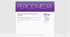 Desktop Screenshot of periodmedia.wordpress.com