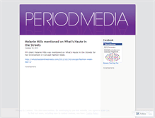 Tablet Screenshot of periodmedia.wordpress.com