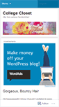 Mobile Screenshot of collegecloset.wordpress.com