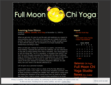 Tablet Screenshot of fullmoonchiyoga.wordpress.com