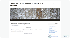 Desktop Screenshot of comunicacionoralyescrita.wordpress.com