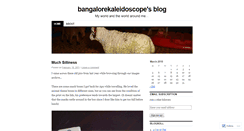 Desktop Screenshot of bangalorekaleidoscope.wordpress.com