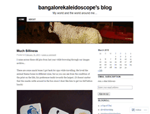 Tablet Screenshot of bangalorekaleidoscope.wordpress.com