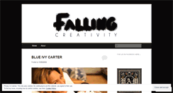 Desktop Screenshot of fallingcreativity.wordpress.com