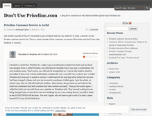 Tablet Screenshot of dontusepriceline.wordpress.com