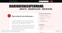 Desktop Screenshot of diariodeunasupermama.wordpress.com