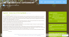 Desktop Screenshot of greenhouseexperiment.wordpress.com