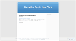 Desktop Screenshot of marcellusgas.wordpress.com