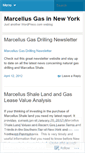 Mobile Screenshot of marcellusgas.wordpress.com