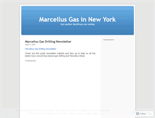 Tablet Screenshot of marcellusgas.wordpress.com