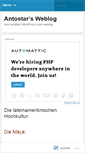 Mobile Screenshot of antostar.wordpress.com