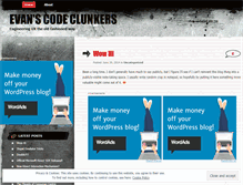 Tablet Screenshot of evanl.wordpress.com