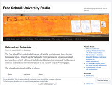 Tablet Screenshot of fsuradio.wordpress.com