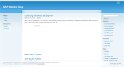 Desktop Screenshot of garthp.wordpress.com