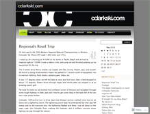 Tablet Screenshot of cclarkski.wordpress.com