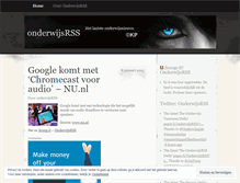 Tablet Screenshot of onderwijsrss.wordpress.com