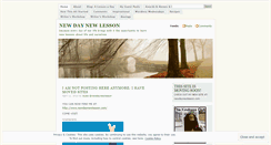 Desktop Screenshot of newdaynewlesson.wordpress.com