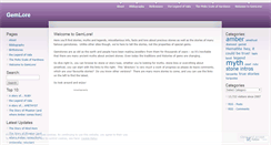 Desktop Screenshot of gemlore.wordpress.com
