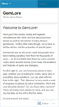 Mobile Screenshot of gemlore.wordpress.com