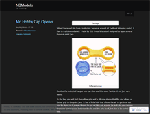 Tablet Screenshot of nbmodels.wordpress.com