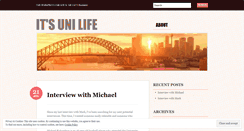Desktop Screenshot of itsunilife.wordpress.com
