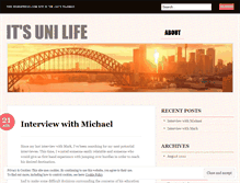Tablet Screenshot of itsunilife.wordpress.com