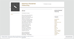 Desktop Screenshot of kleenhaus.wordpress.com