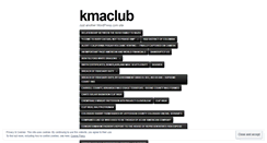Desktop Screenshot of kmaclub.wordpress.com