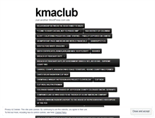 Tablet Screenshot of kmaclub.wordpress.com