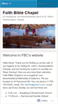Mobile Screenshot of faithbiblechapel.wordpress.com