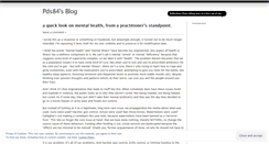 Desktop Screenshot of pds84.wordpress.com