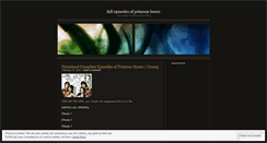 Desktop Screenshot of princesshours99.wordpress.com