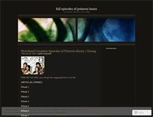 Tablet Screenshot of princesshours99.wordpress.com