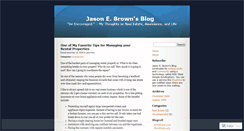 Desktop Screenshot of jasonbrown.wordpress.com