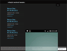 Tablet Screenshot of mfadzil.wordpress.com
