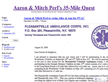 Tablet Screenshot of 35milequest.wordpress.com