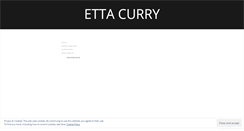 Desktop Screenshot of ettacurry.wordpress.com