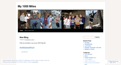 Desktop Screenshot of my1000miles.wordpress.com