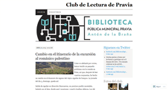 Desktop Screenshot of clublecturapravia.wordpress.com