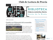 Tablet Screenshot of clublecturapravia.wordpress.com