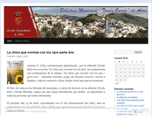 Tablet Screenshot of bibliotecatomasgarcia.wordpress.com