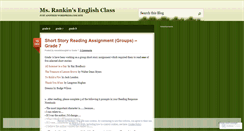 Desktop Screenshot of msrankinenglish.wordpress.com